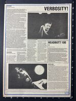 NEW ORDER - HACIENDA GIG REVIEW 1983 15X11" Press Advert Poster L266