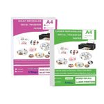 10 Sheets A4 Waterslide Decal Paper White Clear Inkjet Laser Transfer