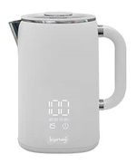 Leisurewize Electric Kettle Stainless Steel LED Display 1.7L Grey LW771