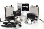 Norman 200C Portable Pro Studio Flash Kit, LH2ML, LH2K Heads, Delta V Charger