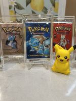 Premium Pokemon Booster Pack Acrylic Display Case With Magnetic Lid