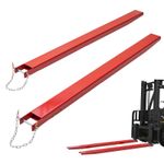 VEVOR Pallet Fork Extensions Forklift Extensions 82" x 4.5" Heavy Duty with Pins