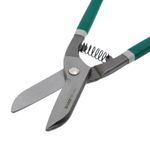 HUAQI 10" Tin Snips Straight Cut Sheet Metal Aviation Shears Scissor Heavy Duty