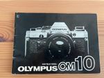 Original Vintage Olympus OM10 Camera Instruction Manual Booklet