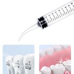3x Curved Tip Syringe Dental Irrigation Tooth Cleaning Pick Oral Care Disposable
