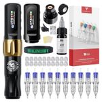 Dragonhawk Atom2 Tattoo Pen Machine Kit - Cordless & Corded Permanent Makeup