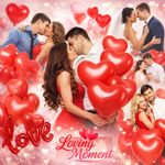 100 LOVE HEART SHAPE BALLOONS Wedding Party Romantic Baloon Birthday decoration