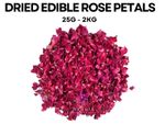Dried Edible Rose Petals Premium Quality Wedding Confetti 25g–2kg