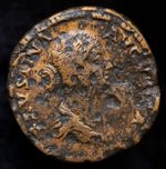 Roman Faustina AE31 Sestertius Lucifera 161AD Rome Genuine Coin & Coin Wallet