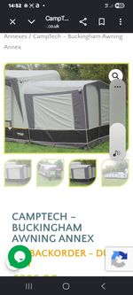 ANEX ONLY Camptech Buckingham DL 3m  ANEX ONLY