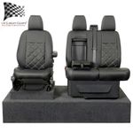 Ford Transit Van MK8 (& Tipper) Front Seat Covers Leatherette (2024 On) 883