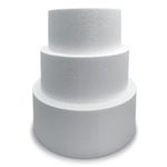 Cake Dummies 8 Inch Deep Round Sizes 3 - 12 Inch Polystyrene Dummy Cakes
