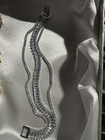 18k white gold filled bracelet