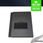 Interlocking Flat Vent Tile - Black - Suitable for Marley Modern, Mini Stonewold