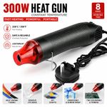 300W Handheld Hot Air Gun Portable Mini Heat Gun for DIY Crafts Shrink Wrapping