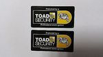 2 x TOAD AI606 CAR ALARM REPLACEMENT WINDOW GLASS STICKERS. NEW RANGE