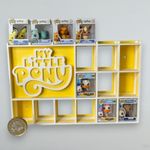 Display Shelf for Bitty Pop boxes My Little Pony Themed Organizer