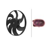 Radiator Fan 8EW366420-121 Hella Cooling 3C0959455G