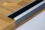Anodised Aluminium Stair Nosing Edge Trim Step Nose Edging 1.20m/ 47.24in Length