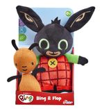 Bing and Flop Twin Pack Soft Toys, Baby Boy Girl TV Character Plush Toddler Gift