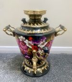Traditional Russian Samovar With Cover