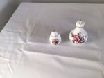 Royal Crown Derby Posies Salt and Pepper Pots With Original Stoppers
