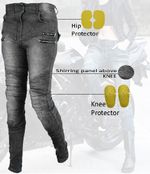Women Motorbike Trouser Motorcycle Ladies Jeans Biker Pant With kevlar CE Armour