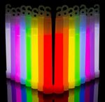 10 Premium Glow Sticks 6 inch Long Party Neon Safety Light Glowstick