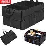 Car Boot Organiser Foldable Portable Heavy Duty Tidy Car Storage Organiser UK