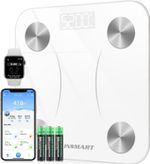 INSMART Body Fat Scales, Digital Personal Scales with App Bluetooth Scales White