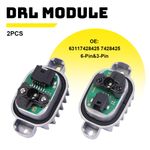 For BMW 1 Series F20 F21 LCI LED Headlight Ballast Control DRL Module Set Front