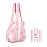 Dock & Bay NEW Foldaway Tote Bags - Malibu Pink