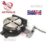 6" inch Horizontal Vertical HV6 (4 Slot) Rotary Table 150mm for Milling Machine