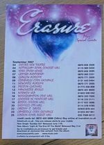 Erasure Promotional Tour Flyer Handbill Double Sided A5 Size Mute Rare!