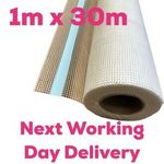 Plasterers Self Adhesive Fibreglass Scrim Tape 1000mm 1m x 30m Wall Repair