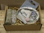 Craftmoor® Sage Smudge Kit with Abalone Shell, Crystals & Quartz Geode