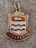 Vintage Lymeregis Enamel Charm with Jump Ring 