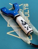 Catapult Slingshot Target gypsy catapult antler handle Handmade Shooting UK NEW