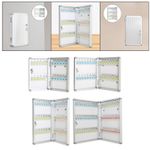 Key Lock Box Key Cabinet with Hooks Easily Mounted Security Key Box Key