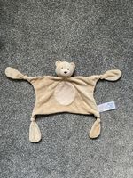 Jojo Maman Bebe Teddy Bear Baby Comforter Soother Cuddle Cloth Toy Beige Brown