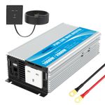 GIANDEL 1000W Pure Sine Wave Power Inverter 12V to AC 240V Converter with Remote