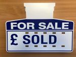 Car For Sale Sales Signs/Price Boards, PLUS Numbers Display (Blue) (10 Sun Visor