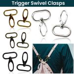 Metal Swivel Snap Hook Clip 20 25 32mm Bag Strap Keyring Lobster Clasp DIY