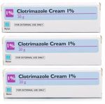 3 x Clotrimazole Cream 1% 20g - Antifungal Relief for Fungal Infections & Thrush