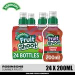 Robinsons Fruit Shoot Summer Fruits (24 x 200ml) Bottles | No Added Sugar Drink