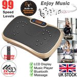 Power Vibration Plate Exercise Body Shaker Massager Vibrating Machine Platform