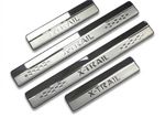 4Pcs Nissan X-Trail Stainless Steel Door Sill Protective Scuff Plates
