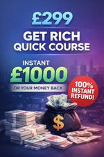 GET RICH QUICK COURSE GUARANTEED £1000 OR AN INSTANTREFUND