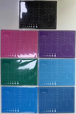 Double Sided Self Healing Non Slip Cutting Mats 7 Colours Sizes A1 A2 A3 A4 A5