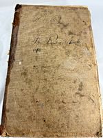 Antique 18th C Folio Bible Common Prayer Book 1758 Huge Heavy Treen Restoration